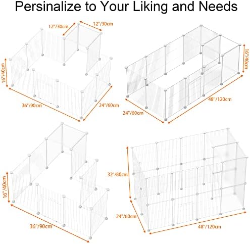 Pet Playpen, Small Animal Cage DIY Wire Fence - Image 4