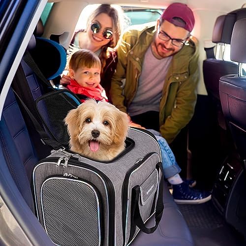 Airline Approved Cat Carrier Under Seat, 4-Way Expandable & Collapsible - Image 3