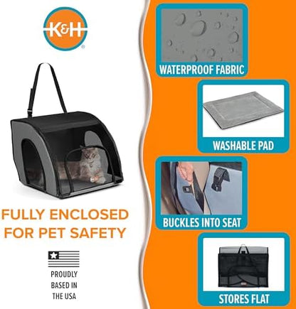 K&H Dog Car Seat, Travel Safety Carrier - Image 3
