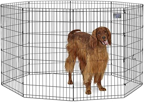 MidWest 42-Inch Exercise Pen, No Door, 16 Sq Ft Play Area by MidWestHomesForPets
