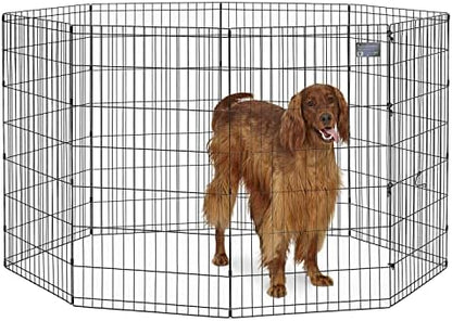 MidWest 42-Inch Exercise Pen, No Door, 16 Sq Ft Play Area by MidWestHomesForPets