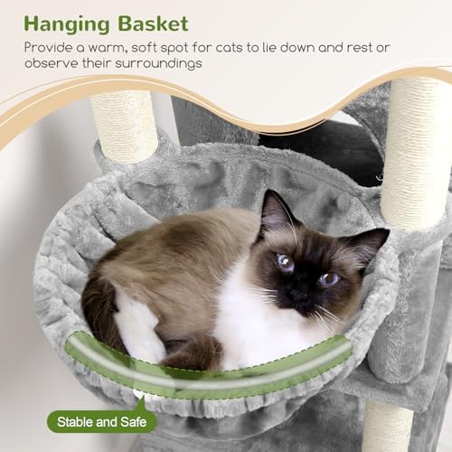Globlazer F71 Cat Tree Tall, 71in Cat Tower - Image 4