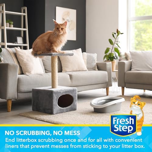 Fresh Step Drawstring Cat Litter Liners, 2.5 ft x 17 in, 15 Ct - Image 5