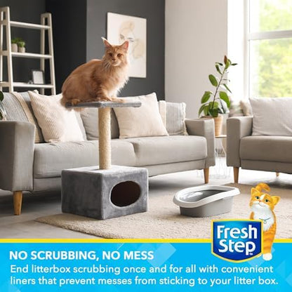 Fresh Step Drawstring Cat Litter Liners, 2.5 ft x 17 in, 15 Ct - Image 2