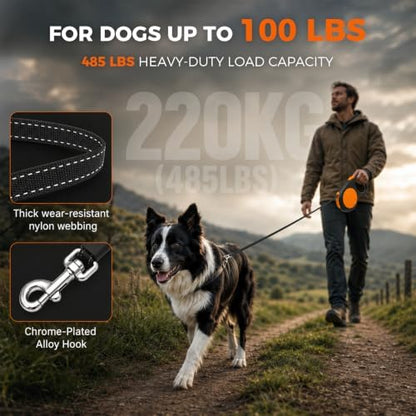 Sevy Stretch 26FT Retractable Dog Leash - Image 4
