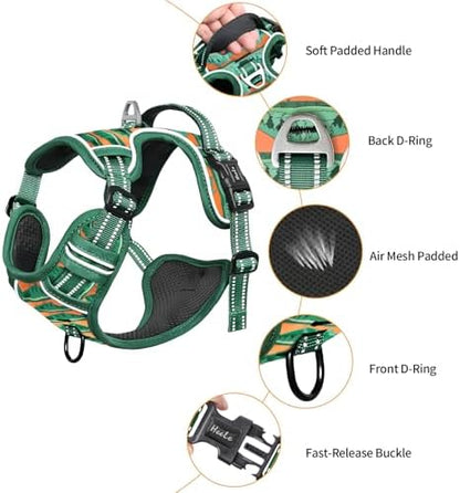 HEELE Dog Harness, No Pull Adjustable Padded Reflective Harness - Image 3