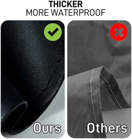 Waterproof Apron with Comfortable Adjustable Bib Rubber Vinyl Dishwasher Heavy - Image 3