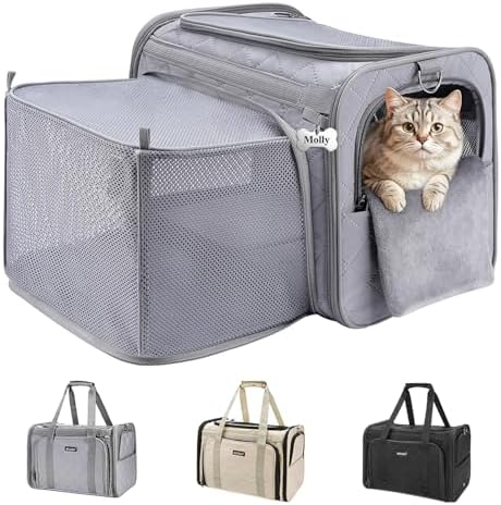 MIDOG Soft Cat Carrier Airline Approved, Expandable by MIDOG