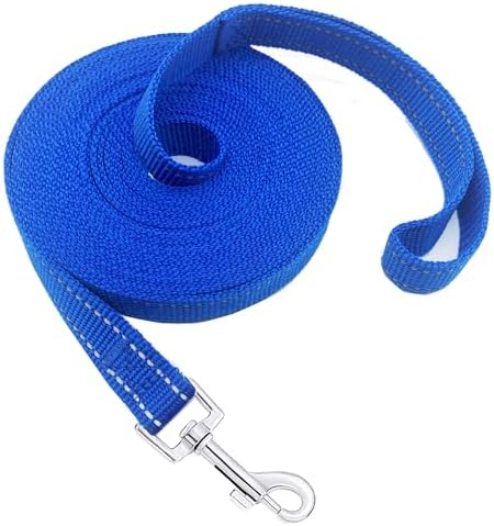 Nylon Training Dog Leash for Small Medium Dogs, 15ft 20ft 30ft 50ft 100ft by FancyCorgi