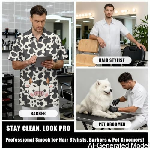 Professional Grooming Smock Unisex, Water Resistant Anti-Static - Image 4