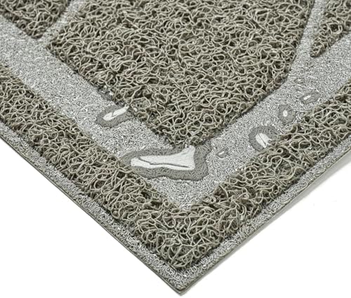 WePet Cat Litter Box Mat, Kitty Premium PVC Pad, Durable Trapping Rug, - Image 3