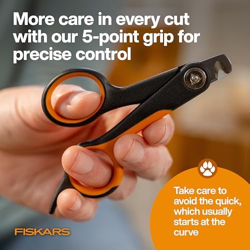 Fiskars Pet Nail Clippers, Cat and Dog Trimmers - Image 4