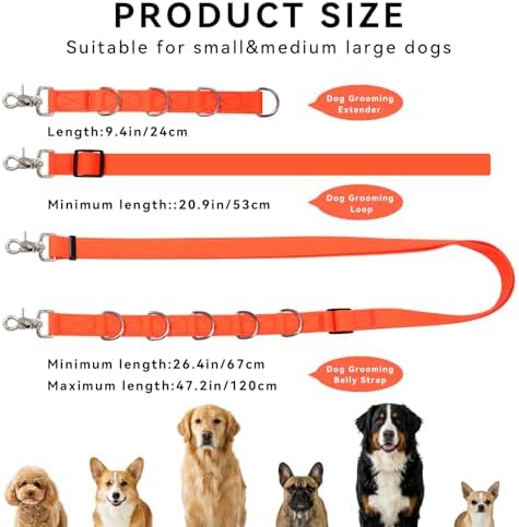 Waterproof Dog Grooming Belly Strap - Image 4