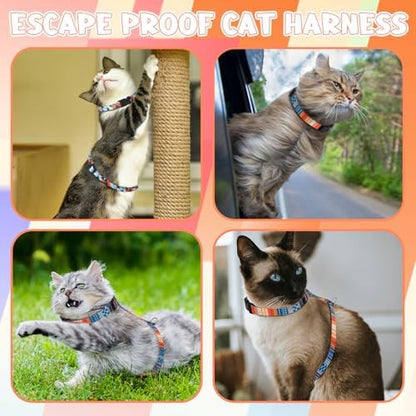 2 Pack Cat Harness and Leash Set Escape Proof Adjustable Cat Harness - Image 7