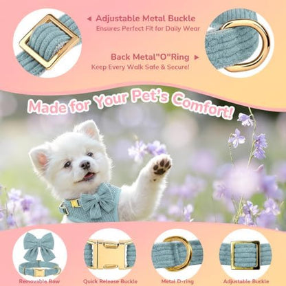 Small Dog Collar Harness and Leash Set - Image 3