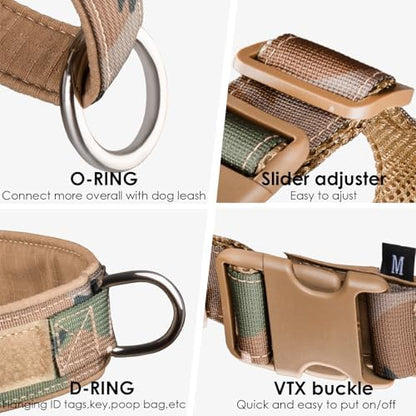 No Pull Dog Harness for Small Medium Large Sized Dogs, Escape Proof Adjustable - Image 2