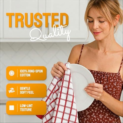White Classic Premium Dish Towels - Image 2