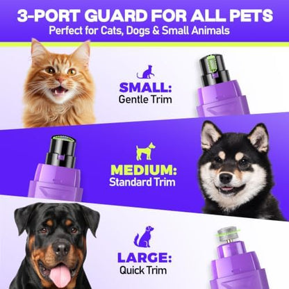Whisper-Quiet Dog Nail Grinder 50%More Power - Image 6