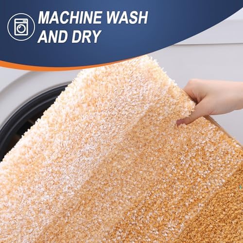 OLANLY Bathroom Runner Rug 47x20, Extra Soft Absorbent Microfiber Bath Rugs - Image 6