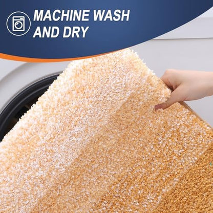 OLANLY Large Bathroom Rugs 44x32, Extra Soft Absorbent Microfiber Bath Rugs - Image 6