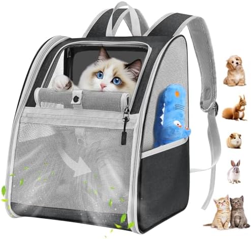 Pawaboo Cat Carrier Backpack, 10 kg, Breathable by Pawaboo
