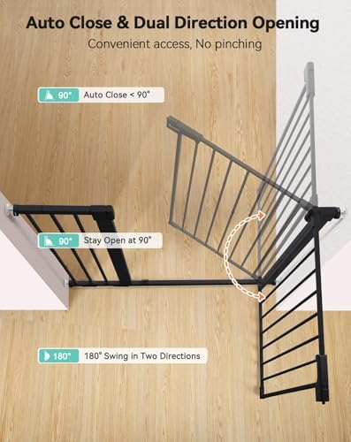 COMOMY 36" Extra Tall Baby Gate - Image 6