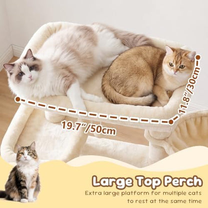 Heybly Cat Tree, 68 inch Multi-Level Cat Tower - Image 2