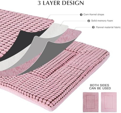 BVAGSS Reversible Dog Crate Pad, Memory Foam Pet Bed Mat, Soft Warm Machine - Image 3