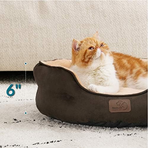 Bedsure Small Dog Bed Washable, Round Cat Beds - Image 3