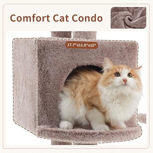 Gitelsnour 55.1'' Cat Tree Tower - Image 3