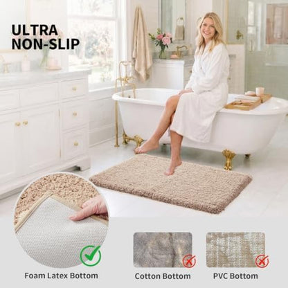 ILANGO Bathroom Rugs 24" × 17", Extra Soft Absorbent Microfiber Bath Rugs - Image 6