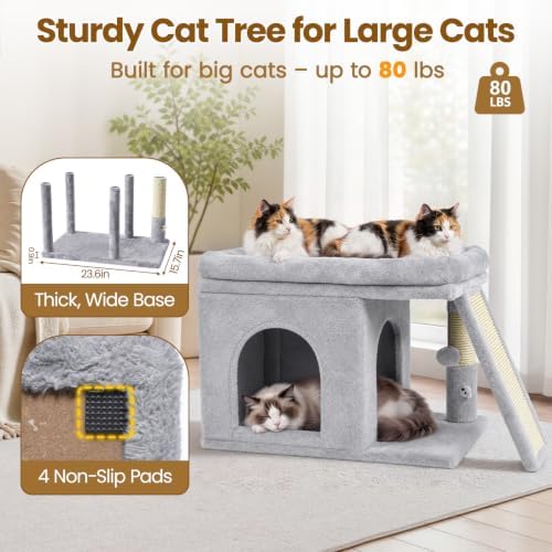 Cat Tree Tower with Scratching Post - Image 3