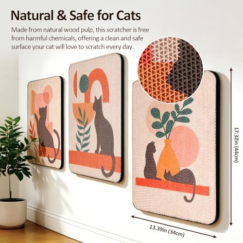 Ownpets Wall Mounted Cat Scratcher - Image 2