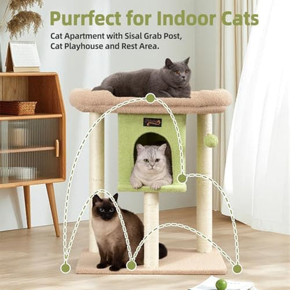 Cat Tree Tower Scratching Post for Indoor Large Adult Cats - Image 6