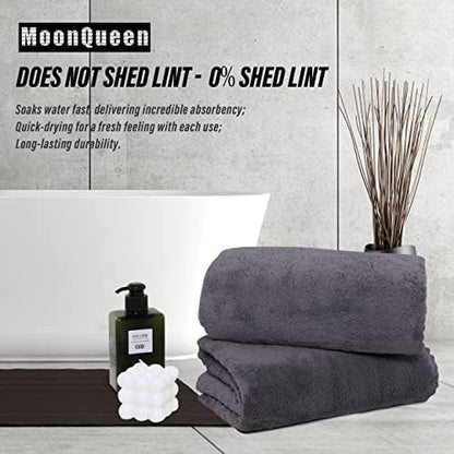 MOONQUEEN 6 Pack Premium Bath Towel Set - Image 3