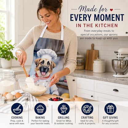 Caroline's Treasures Anatolian Shepherd The Chef Apron Cooking Kitchen Server - Image 6