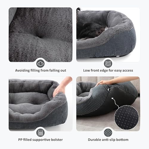 INVENHO Large Dog Beds Large Sized Dog, Washable Orthopedic Warming Soft - Image 3