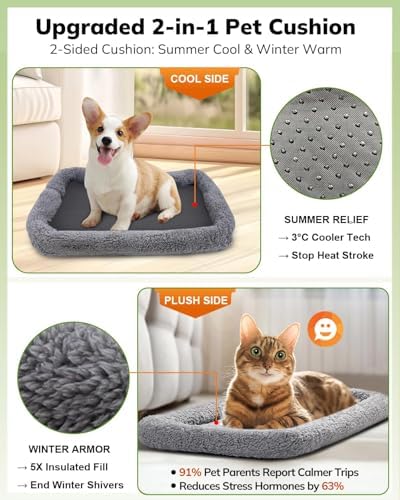 Morpilot Pet Carrier for Large Cats, Puppies & Small Dogs Up to 25lbs - Image 2