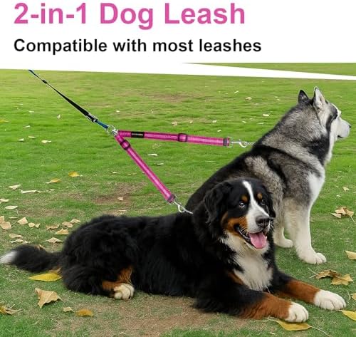 MingXpet Double Dog Leash for Two Dogs, No Pull Dog Leash, 360° Swivel No - Image 6