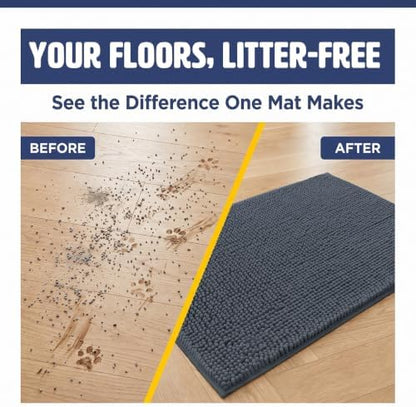 Muddy Mat® | Cat Litter Mat Runner 24"x60", Litter Trapping Mat, Super - Image 2