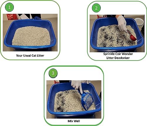 Coir Wonder Cat Litter Deodorizer – 2.2 Lb Activated Charcoal Carbon – Odor - Image 3