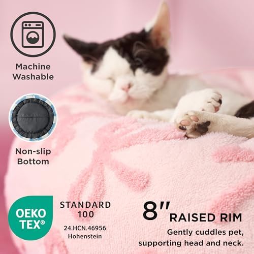 LE SURE Shown on TV Jacquard Donut Cute Small Dog Beds - Image 3