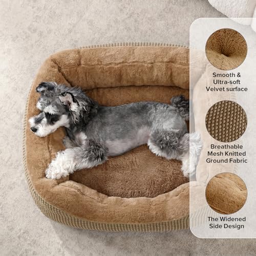 INVENHO Dog Bed Medium Size, Orthopedic Warming Soft Calming Sleeping Durable - Image 2