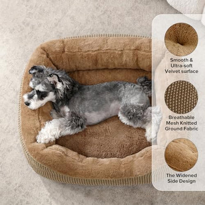 INVENHO Dog Bed Medium Size, Orthopedic Warming Soft Calming Sleeping Durable - Image 2