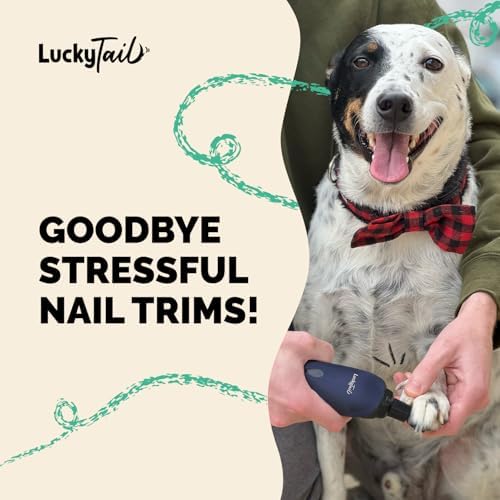 LuckyTail Dog Nail Grinder, Whisper-Quiet, Low-Vibration Trimmer - Image 4