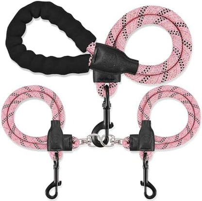 Double Dog Leash for Two Dogs by Mengbeitribe