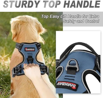 BARKBAY Dog Harness No Pull for Medium Sized Dog Front Back Clips, Dog Vest - Image 3