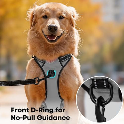 PoyPet No Pull Dog Harness Medium, Reflective Vest - Image 2