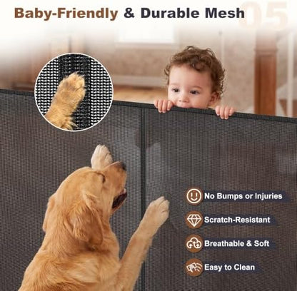 GRENFU 200" Extra Wide Retractable Baby Gates - Image 6