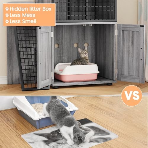 IDEALHOUSE Cat Litter Box Enclosure - Image 7